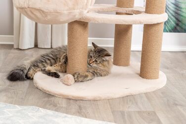 Кігтеточка TRIXIE Boho Filippo 114 см – багатоярусна кімната для котів з місцями для дряпання та іграми, затишні та стабільні місця для відпочинку – 44474