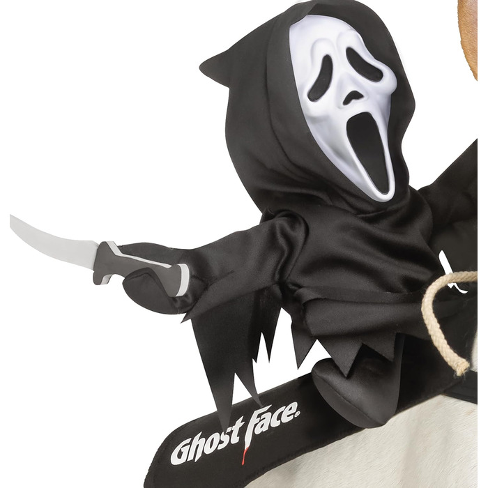 Костюм для домашніх тварин Fun World Ghost Face Rider, чорний, розміри L, XL