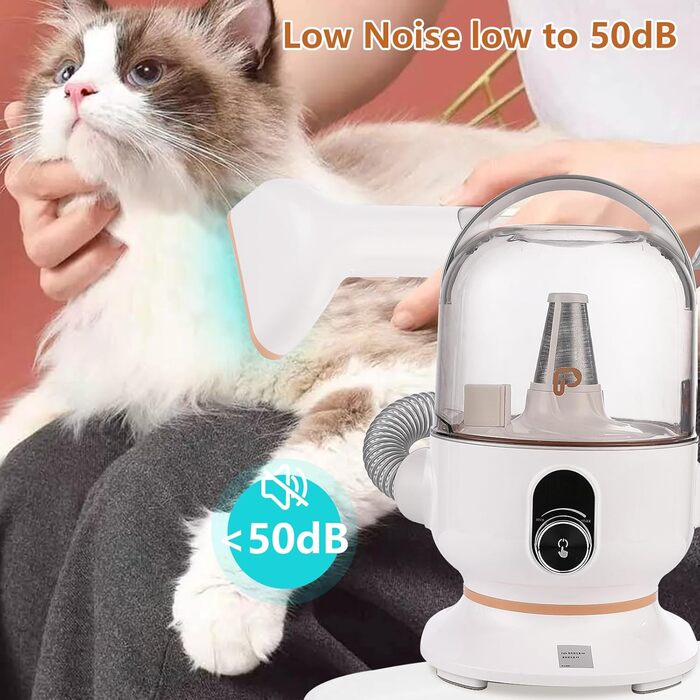 Вакуум-набір для догляду за собаками CuisinAid 11Kpa: видалення шерсті, догляд за тваринами, 11 кПа, 2 л, 5 насадок