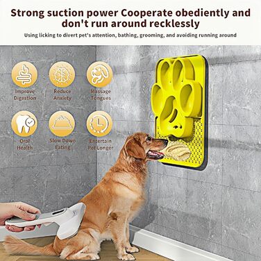 Килимок для годування собак та котів, повільне годування, миска та килимок для ласощів, зменшення тривоги, розвага, ідеально для купання та грумінгу