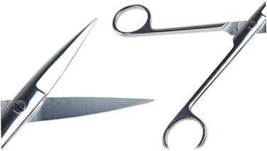 Набір з 2 професійних ножиць для грумінгу домашніх тварин Ipetboom з нержавіючої сталі, круглий ножі, для дому та салону, прямі та зігнуті кінчики