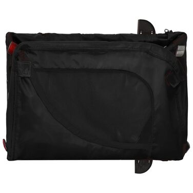 Візок для собак Haustierbuggy, чорний, з оксфордської тканини та металу для прогулянок на вулиці