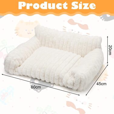 Миска-ліжко для собак і котів LOMUG 60x45x20 см, бежева. Зручне, миється, з ортопедичним ефектом, з високим бортиком. Підходить для маленьких собак та котів.