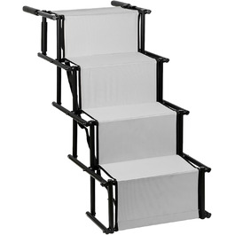 Рампа для собак Homewell - складана, до 70 кг, регульована, сіра