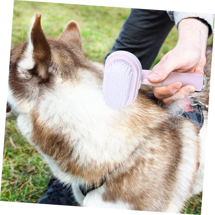 Щітка для котів BESPORTBLE з масажною функцією для догляду за шерстю, видалення шерсті, аксесуари для чищення котів з ергономічною ручкою