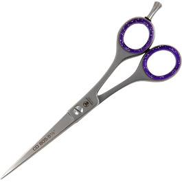 Професійна ножиця для грумінгу собак Weltmeister Solingen: ножиці для стрижки та формування гриви з мікрозубом, 5,5 дюймів (14,2 см), сатинова обробка, преміум-якість, Made in Germany