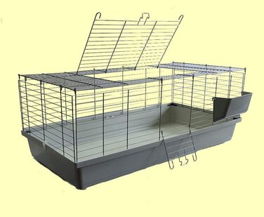 Клітка для кроликів і гризунів 1м, нова модель, біла