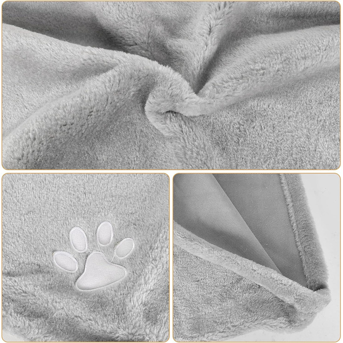 Килимок для кота на радіатор Dokeno, підвісна лежанка-гамак, теплий лежак для котів, лежанка-гамак для котів з м'яким плюшевим покриттям, зручна підвісна лежанка для котів на будь-який радіатор, 46x30x25 см