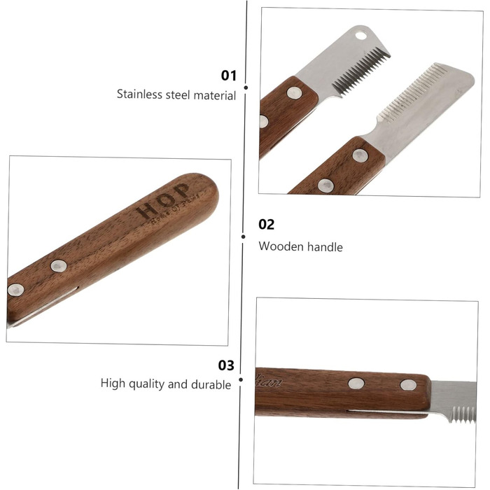 Набір гребінців для догляду за собаками Mipcase - 2 шт. для видалення шерсті та грудок