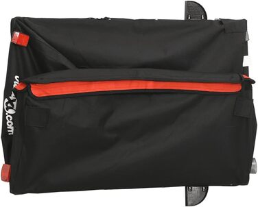 Дитячий/Універсальний причіп для велосипеда, залізний, чорно-помаранчевий, вантажопідйомність 45 кг, також для собак