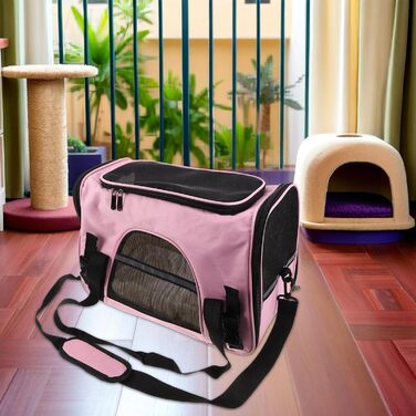 Сумка-переноска для котів та маленьких собак Hanabass: складна, дихаюча, сітчаста, для подорожей