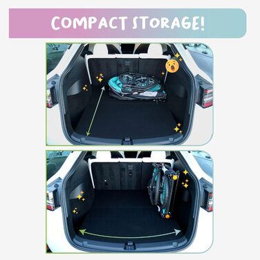 Візок для собак Petique Trailblazer Jogger Space Gray з насосом, дощовиком, адаптером для велосипеда та прапорцем безпеки | З повітряними колесами | Складаний | З оглядовим вікном | Для великих собак та котів (Neptune)