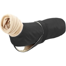 Водонепроникна тепла куртка для собак на осінь/зиму, чорна, 5XL