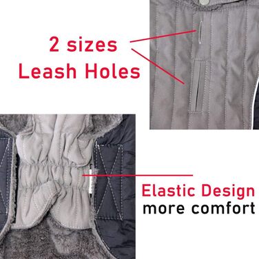 Теплий флісовий худі для собак маленьких та середніх порід. Зручна куртка для цуценят на холодну зиму. Сірий колір, розмір M (1 шт.)