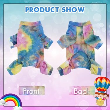 Зимовий теплий жилет для собак, куртка-комбінезон на 4 лапи, вітронепроникний одяг для собак, жилет, куртка, одяг для собак, сорочка для маленьких, середніх та великих собак (Райдуга, M)