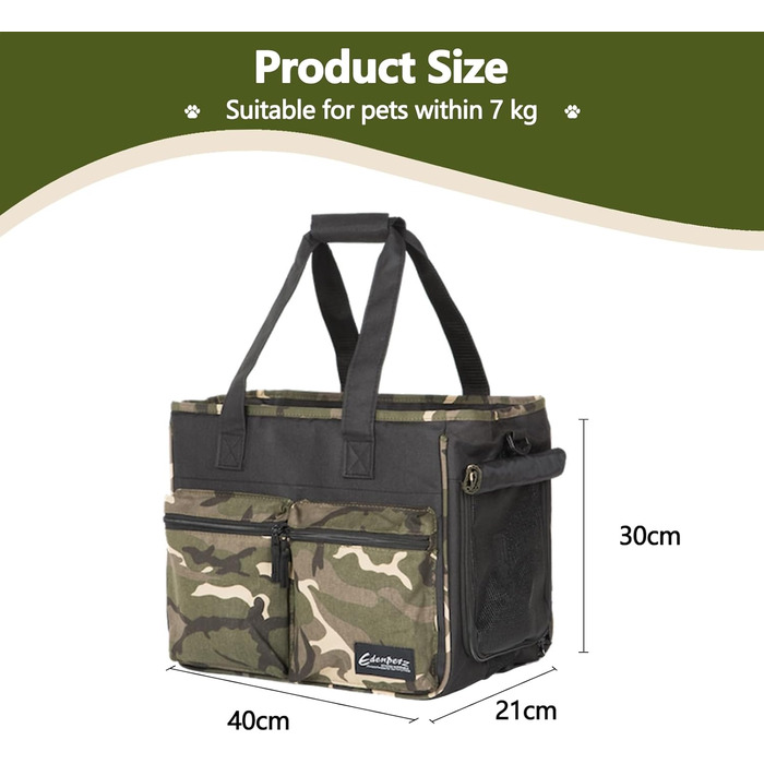 Транспортна сумка для котів та собак Galatée Tragetasche, чорна. Складана переноска для тварин, схвалена авіаперевізниками, для тривалих подорожей.