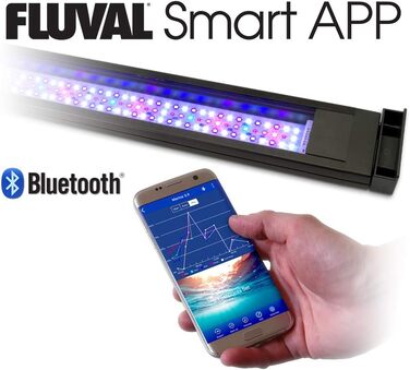 Великий нано акваріум Fluval Flex 123 л чорний