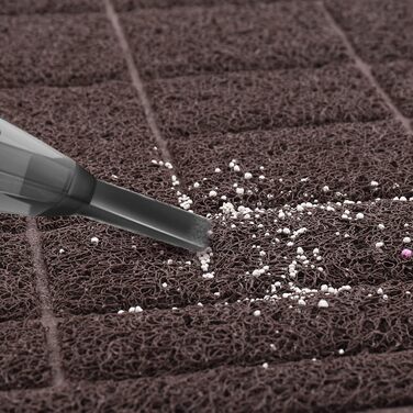 Килимок для котячого туалету VIVAGLORY, 90х60 см, сірий. Килимок для котячого лотка, миючий, з підкладкою, для збору наповнювача.