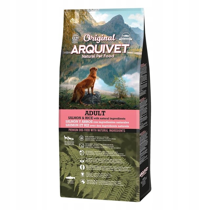 Сухий корм для собак Arquivet Original з лососем та рисом, 20 кг