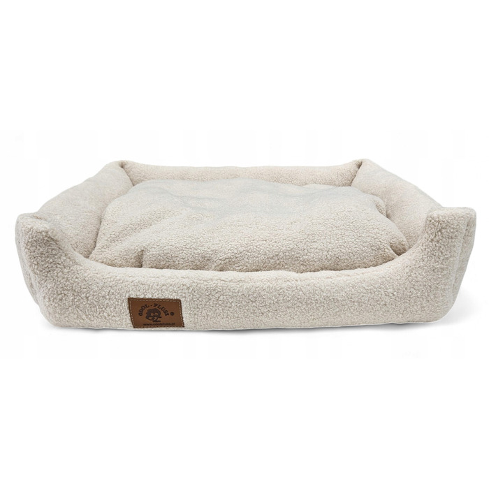 Лежак-диван для собак Odol-Plusz, бежевий, 70 см x 60 см