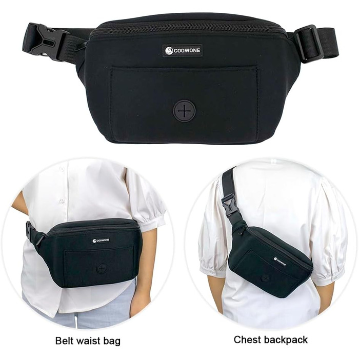 Сумка для собак, кишенька для ласощів з тримачем для відходів, регульований поясний ремінь, сумка на животі для жінок, чоловіків, проста у використанні для дресирування цуценят, подарунок для любителів собак, чорна