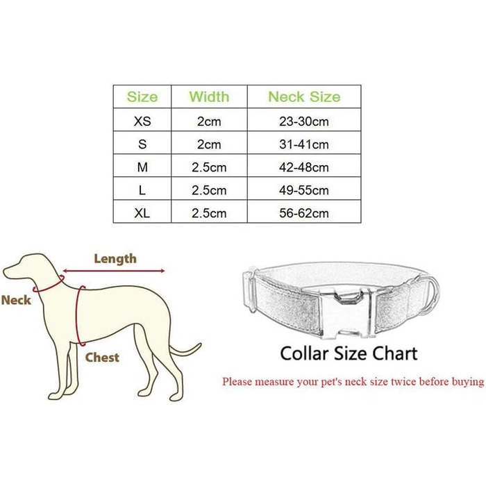 Нашийник для собак GearPro Nylon Khaki з металевою застібкою, регульований, розмір M (42-48 см)