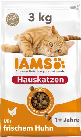 Сухий корм для котів IAMS Indoor з куркою для домашніх котів, 10 кг