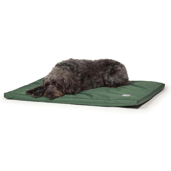Лежанка для собак та цуценят Danish Design County Green, водонепроникна, розмір M, 86x69x3 см
