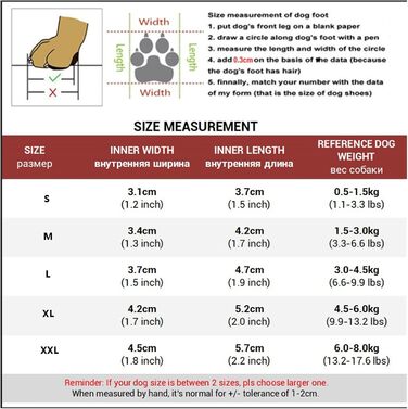 Зимові чоботи для собак - теплий флісовий набір з 4 шт. Водонепроникні шкіряні чоботи для собак з антиковзким покриттям