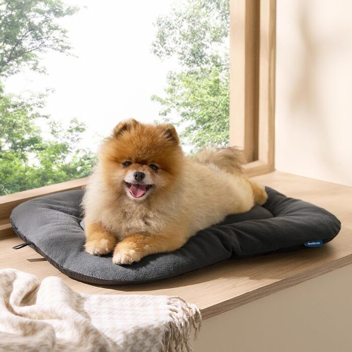 Килимок для собак BEDSURE: м'який та зручний лежак для великих собак, 89x56 см, антиковзаюча підкладка, темно-сірий