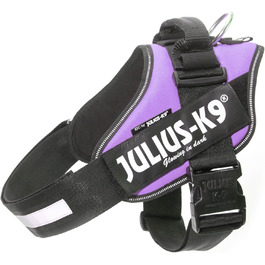 Шлея Julius-K9 IDC Powerharness для собак, фіолетова, розмір 1, з 2 патчами