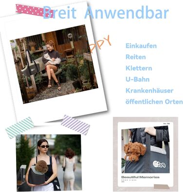 Транспортна сумка для собак та котів, велика, дихаюча, з ременем безпеки, коричнева