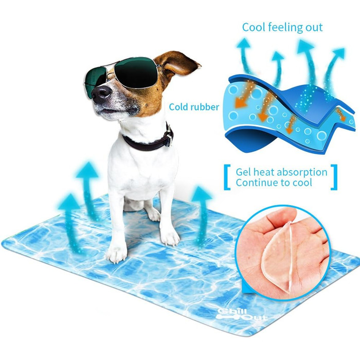 Охолоджувальний килимок для собак All for Paws Chill Out, великий