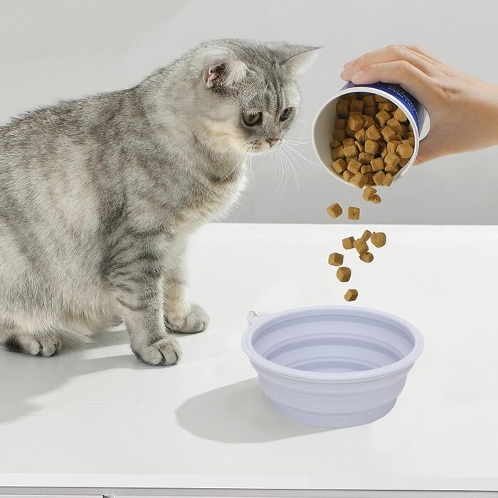 Транспортна переноска для котів та собак WANDGU: складана переноска з мискою для води, 42 x 27 x 28 см