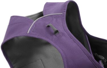 RUFFWEAR Overcoat Fuse: Куртка та шлейка для собак 2-в-1, з флісовою підкладкою, Salbei-Lila, XL