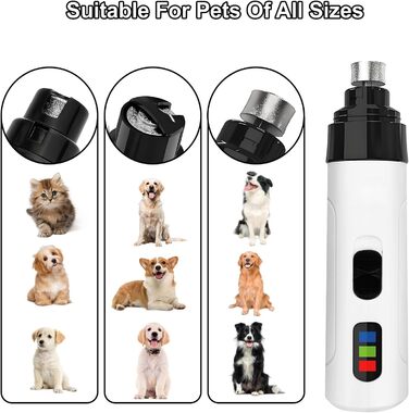 Електричний шліфувальник для собак Groom Pro: безшумний, автоматичний, USB-зарядка