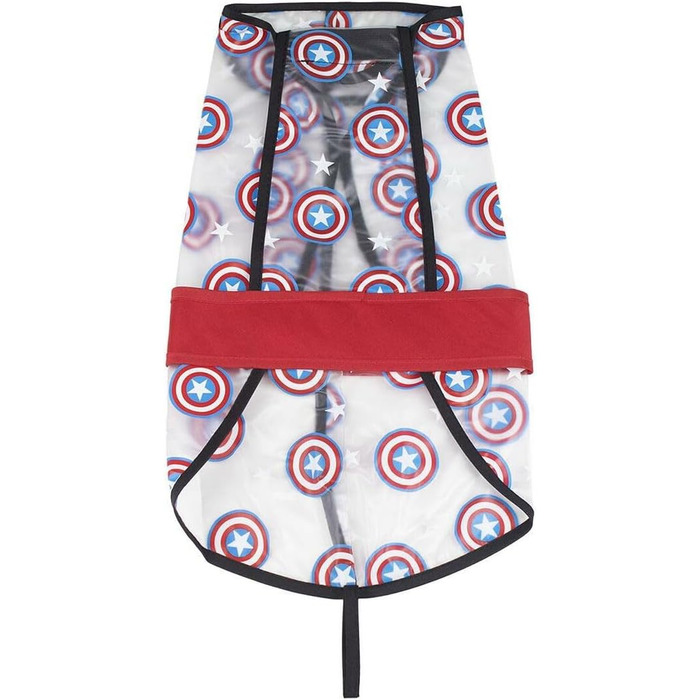 Дощовик для собак Cerdá ForFanPets Captain America Marvel - Водонепроникний, офіційний ліцензований товар