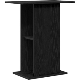 Тумба для акваріума vidaXL 60,5x36x72,5 см, чорний дуб, ДСП, міцна шафа для акваріума