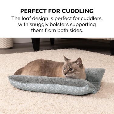 Килимок-ліжко для собак Furhaven Trail Pup S, портативний, з сумкою, для подорожей, миючий, складаний, блакитно-сірий (Aqua/Granitgrau), 46x41x7 см