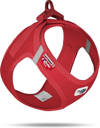 Шлейка для собак Curli Clasp Softshell, червона, 2XS