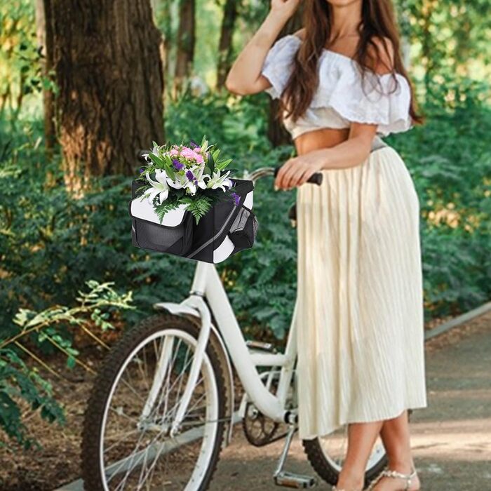 Переноска для собак на велосипед: зручна та безпечна сумка-переноска для собак, котів та кроликів чорного кольору