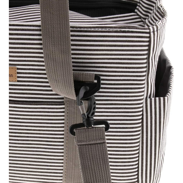 Транспортна сумка для тварин: переноска для собак та котів, сумка для подорожей (сіра)