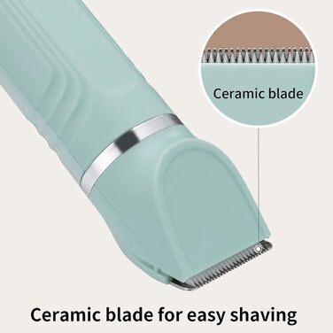 Набір для догляду за собаками вдома - 4-в-1. Електричні ножиці, регульовані, для цуценят, зелений