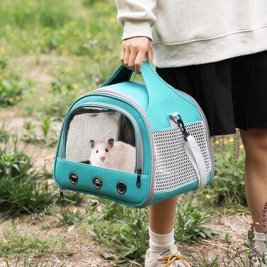 Транспортна сумка для кота та собаки, переноска для тварин 30x27x21 см