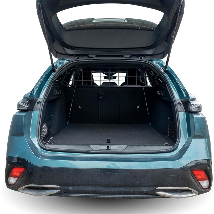 Сітка-перегородка Travall для Peugeot 308 (2021-), захист багажника для собак, міцне сталеве сітка, автоперегородка для собак