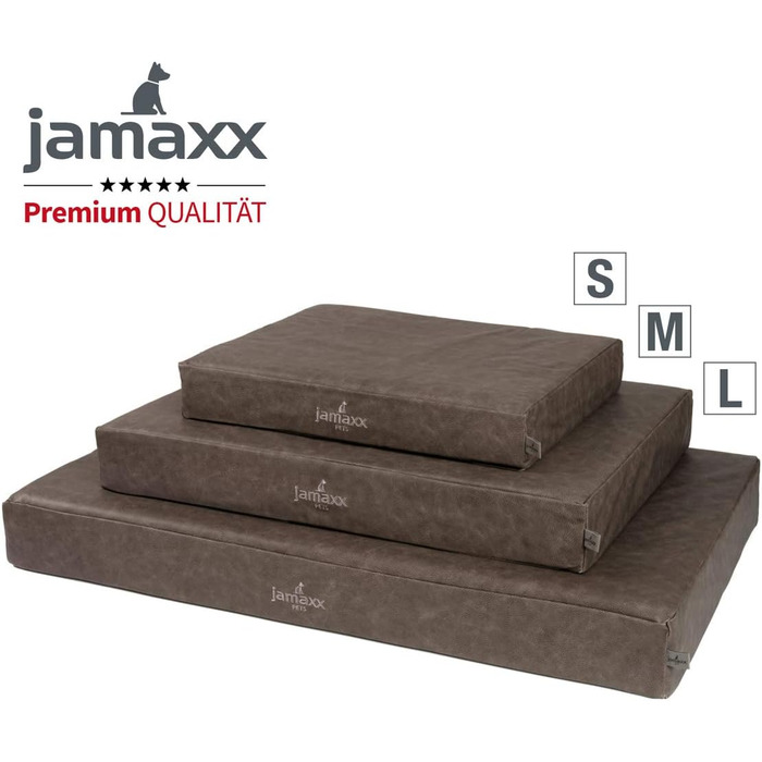 JAMAXX® Преміум лежанка для собак, ортопедична, з memory foam, 90x70 см, сіра