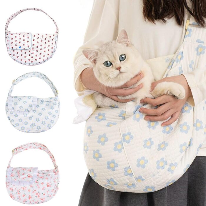 Транспортувальна сумка для собак Блуме, рожева, M (до 10 кг)