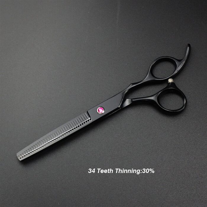 Професійна шерстьостригальна ножиці для собак: 4-частинний набір + гребінець (пряма, фінішна, вигнута)