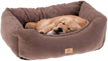 Крісло-лежанка для собак та котів Ferplast Coccolo, велике (78x56x22 см), Microfleece, бежеве, миється