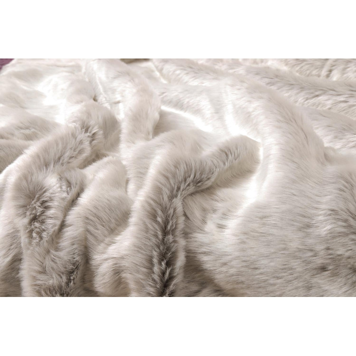 Плед з штучного хутра для собак, сріблястий лис, 60x90 см